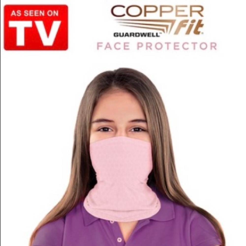 PINK YOUTH COPPER FIT MASK